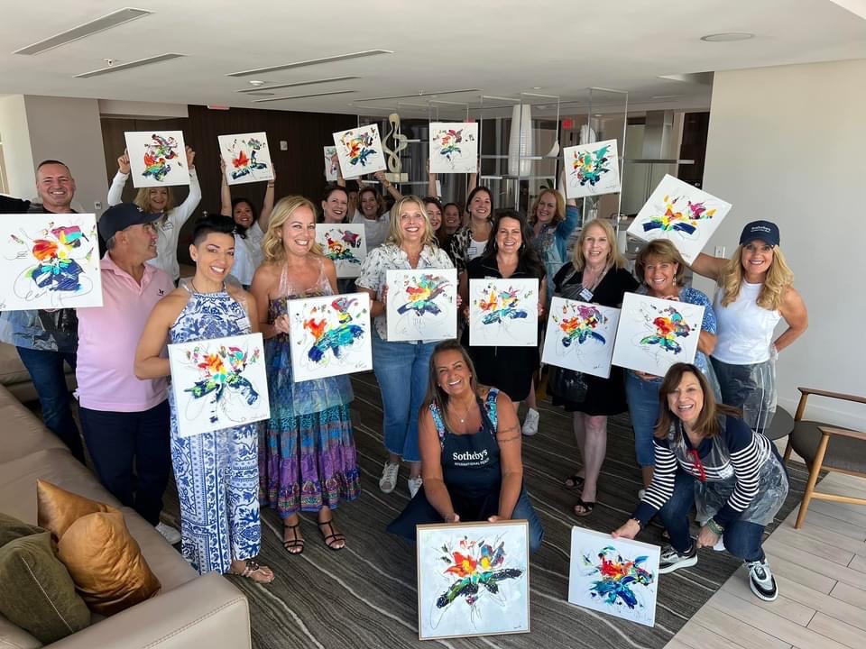 ONE Sotheby's International Realty global networking art event — Jupiter FL luxury real estate